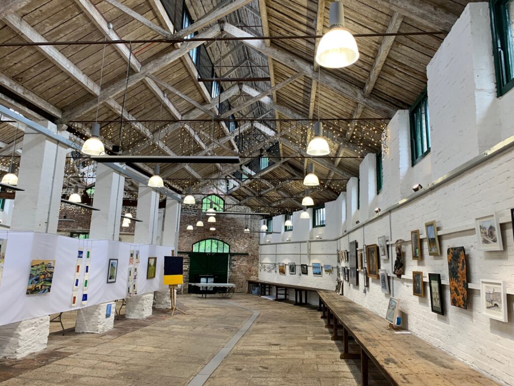 Art exhibition in the Butcher's Hall, Tavistock